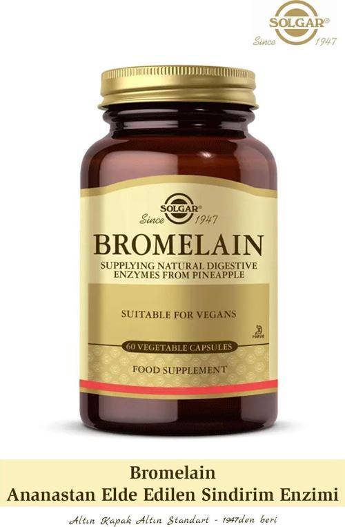 Bromelain 150 Mg 60 Kapsül (bromelin)