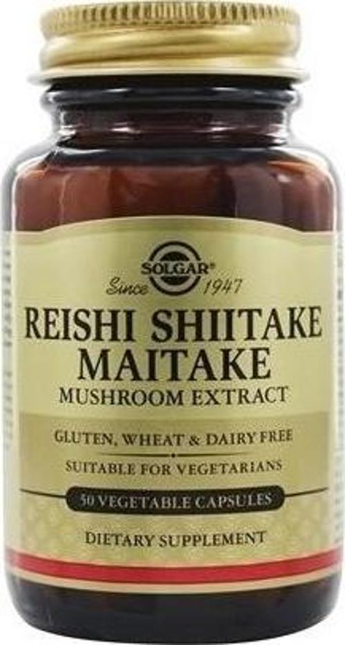 Reishi Shiitake Maitake Mushroom Extract 50 Kapsül SLG023185