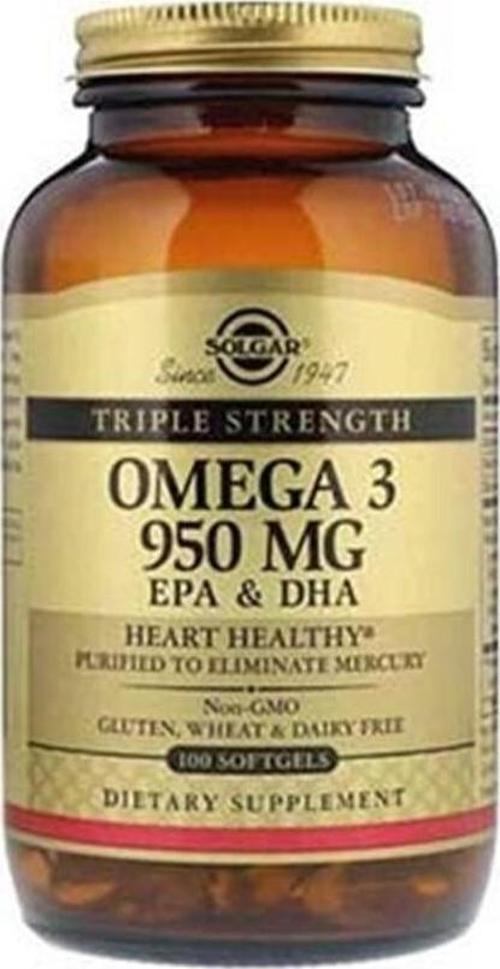 Triple Strength Omega-3 950 Mg 100 Softgels