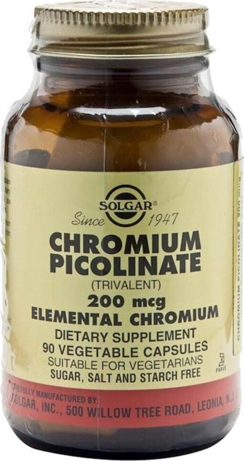 Chromium Picolinate 200 Mcg 90 Kapsül 033984008663
