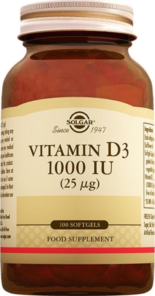 Vitamin D3 1000 Iu 100 Sofjel