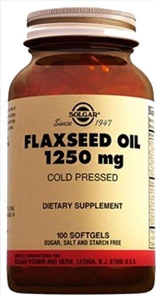 Flaxseed Oil 1250 Mg 100 Kapsül