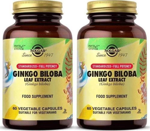 Ginkgo Biloba Leaf Extract 60 Kapsül 2 Adet