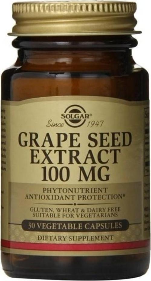Grape Se Ed Extract 100 Mg 30 Vegetable Kapsül - Üzüm Çekirdeği
