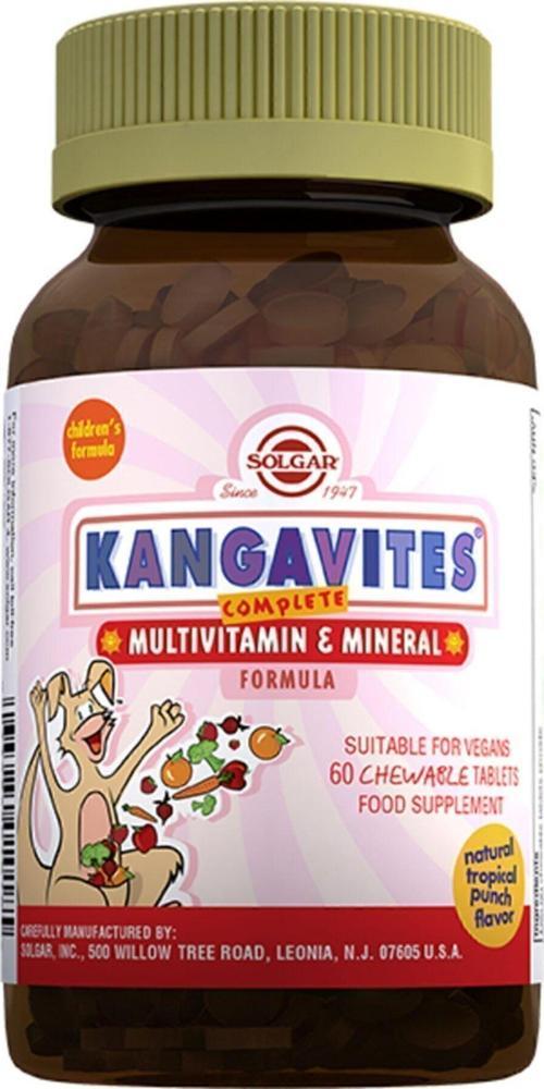 Kangavites Multivitamin & Mineral 60 Tablet - Tropıkal Meyve