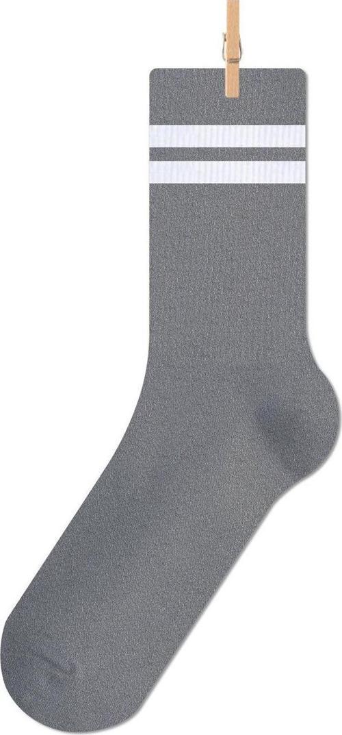 Unisex Çizgili Tenis Çorabı 4'Lü Paket