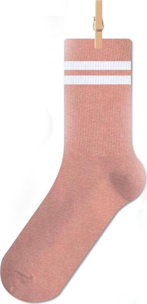 Unisex Çizgili Tenis Çorabı 4'Lü Paket