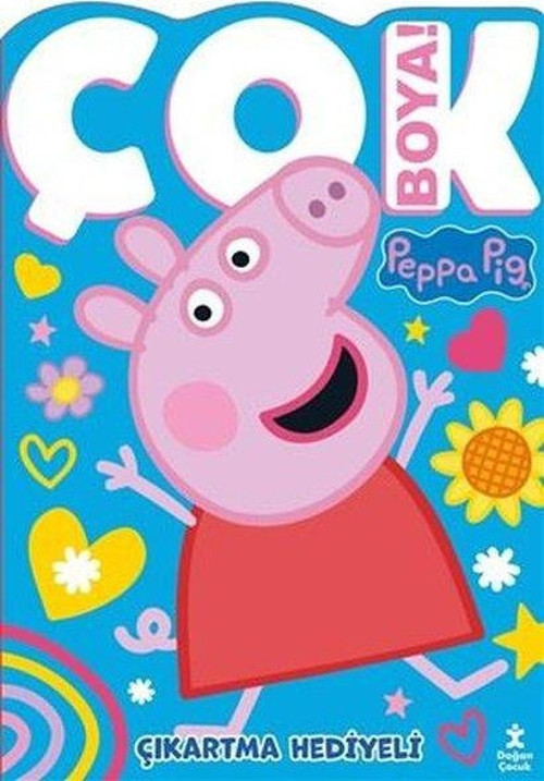 Peppa Pig - Çok Boya! Çıkartma Hediyeli