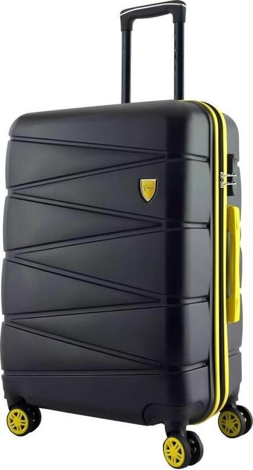 Battal Boy Valiz 4x2 Teker Siyah 1164