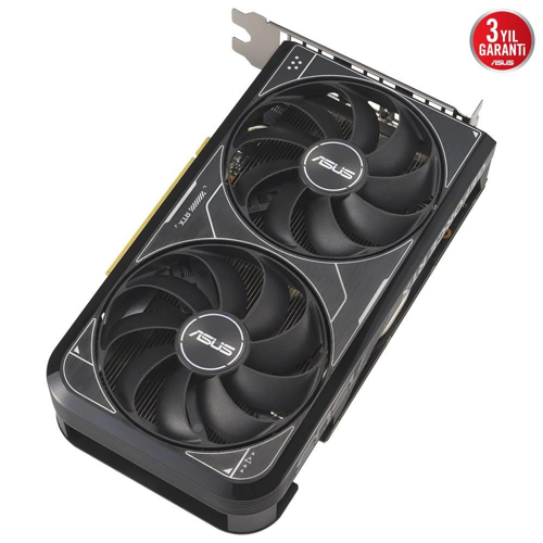 DUAL-RTX4060-O8G-V2, 8Gb, 128Bit, GDDR6, 1xHDMI, 3xDP GAMING Ekran Kartı (BULK)