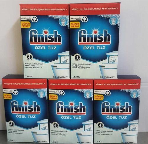 Kireç Kalıntılarına Karşı Koruyucu Bulaşık Makinesi Tuzu 7500 G (1.5Kğx5Adet)