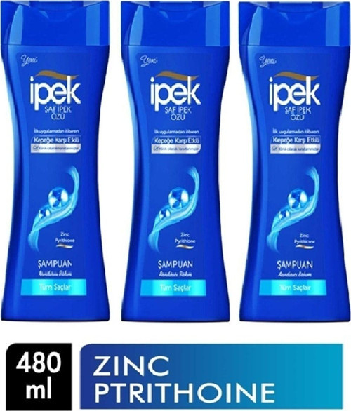 Saf Ipek Özü Kepeğe Karşi Etkili Şampuan 450 Ml X 3 Adet