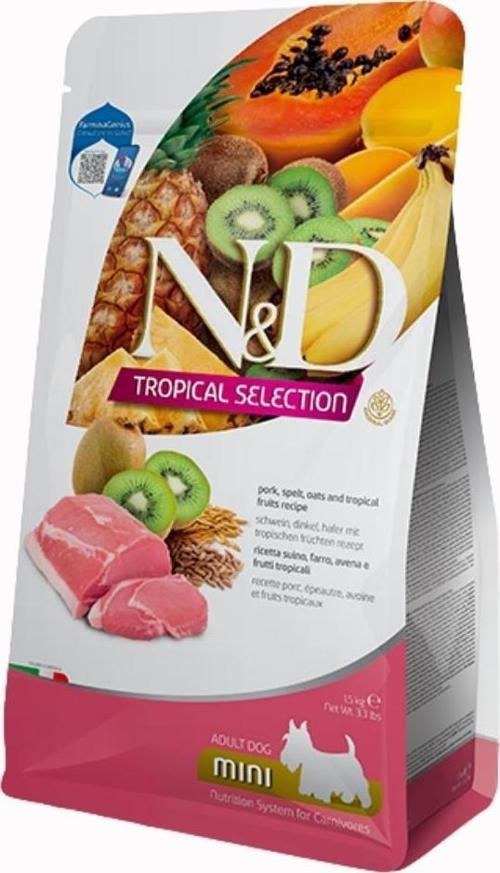Tropical Selection Domuz Etli Mini Irk Yetişkin Köpek Maması 1,5 kg