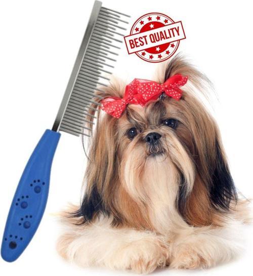 Çelik Kedi Köpek Tarağı Kıtık Açıcı Paslanmaz Tarak Fırça Tüy Bakımı Ve Sağlığı Kdto0001, One Size