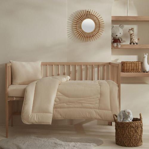 Bebek Gıraffe Sarı Kapitoneli Comfort Set