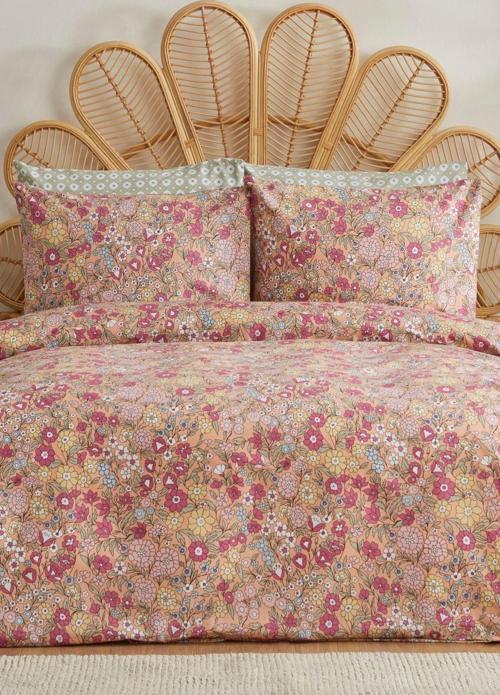 Mix and Match Emma Çift Kişilik Nevresim Somon