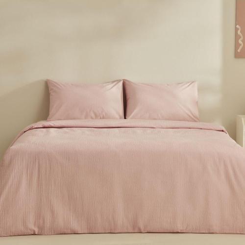 Fiora %100 Pamuk Soft Touch Çift Kişilik Nevresim Takımı Pembe