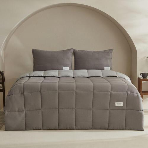 Relax Çift Kişilik Comfort Set/Uyku Seti Gri