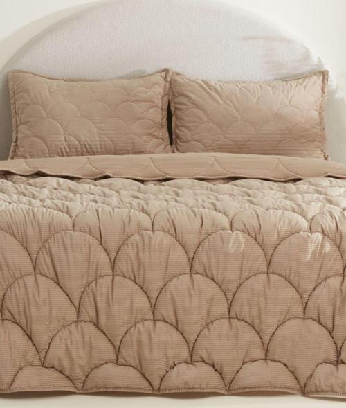 Cowrie Çift Kişilik Luxury Comfort Set/Uyku Seti Bej