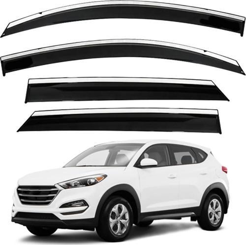 Mega Oto Market Sunpleks Krom Cam Rüzgarlığı Hyundai Tucson 2015- Sonrası ile uyumlu