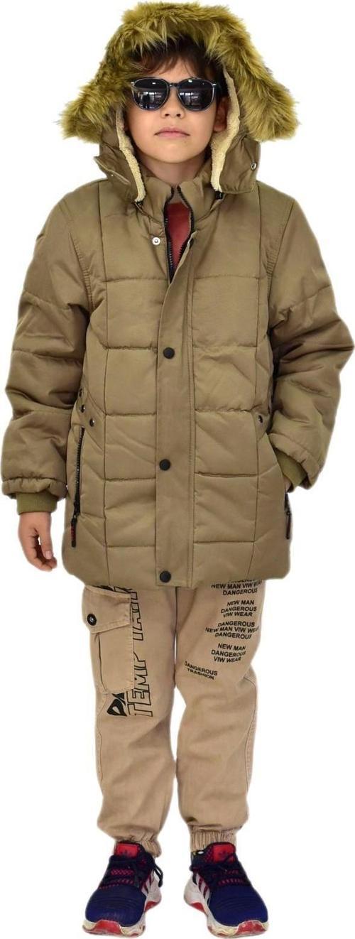 Erkek Çocuk Kapüşonlu Mont BS-2014