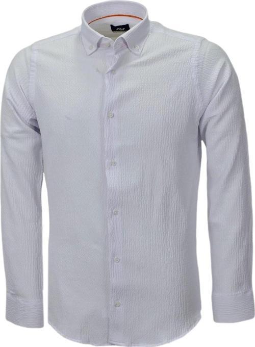 Erkek Silim Fit Spor Gofre Uzun Kol Gömlek BGL-ST03898