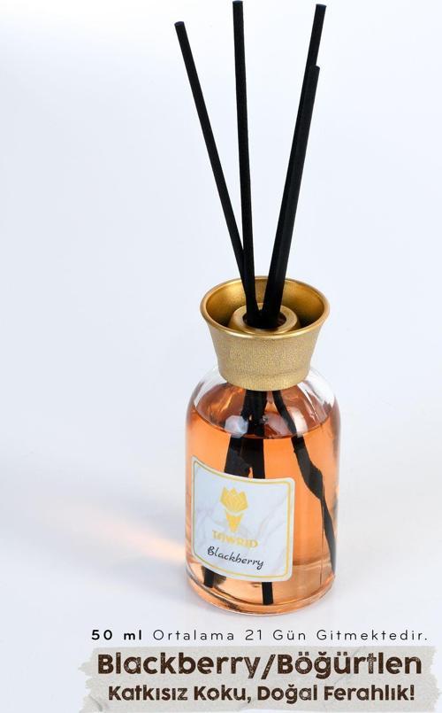 Bambu Çubuklu Oda Kokusu Blackbery Kokusu Çubuklu Oda Kokusu Dolap Kokusu Ev Kokusu Oda Parfümü 50Ml