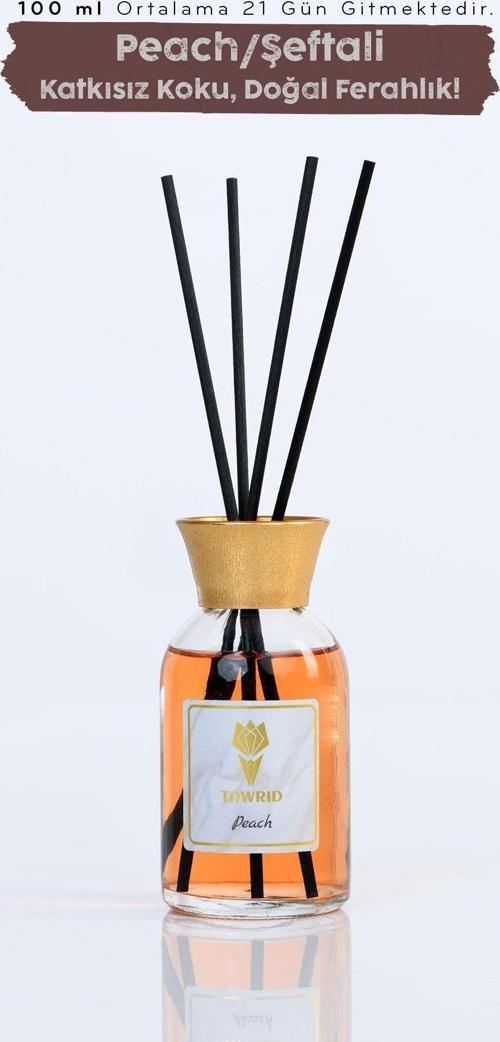 Peach Kokusu Odçubuklu A Kokusu Bambu Kokusu Dolap Kokusu Banyo Ev Kokusu Oda Parfümü 100Ml