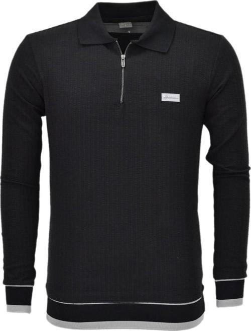 Erkek Spor Mevsimlik Polo Yaka Sweatshirt BGL-ST03932