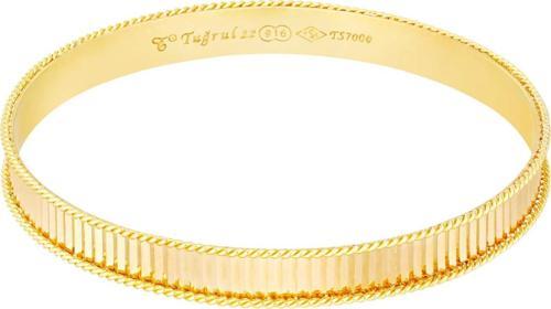 15 gr (gram) 22 Ayar İşçiliksiz Düz Mira Bilezik