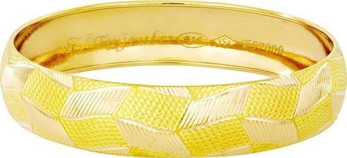 16 gr(gram) 15 mm 22 Ayar İşçiliksiz Şarnelli Bilezik 