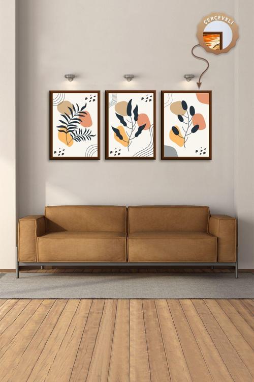 Yatak Odası Tablo Seti Salon Tablo  3Lü Tablo Modern Tablo Mutfak Duvar Tablosu Seti Dekoratif Tablo