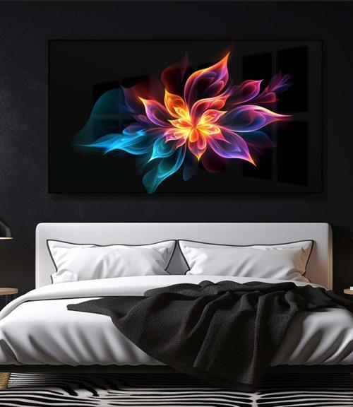 Cam Tablo Premium Kalite Büyük Duvar Tablolari Modern Retro Bohem Çalışma Odası Tabloları