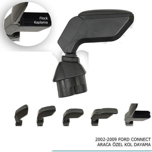 Ford Connect Uyumlu Araca Özel Kol Dayama Siyah 2002-2009 Parça