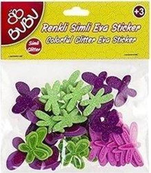 Simli Eva Sticker Pvc Bubu-Sts005