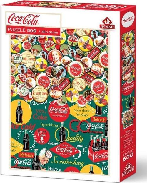 Coca-Cola Kapakların Yolculuğu 500 Parça Puzzle