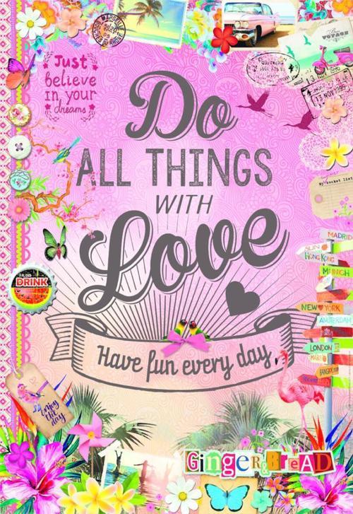 Do All The Things With Love 500 Parça Puzzle