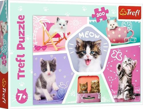 Puzzle Çoçuk Puzzle Feline Pranks 200 Parça Puzzle
