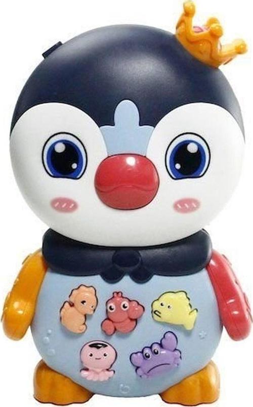 15x8 cm Işıklı Ve Müzikli Penguen Bebek Oyuncağı 3764