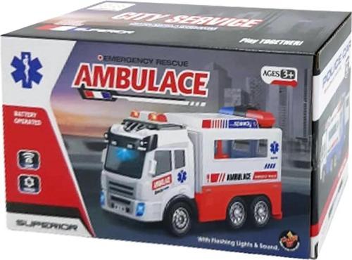 21 cm Sesli Işıklı Pilli İtfaiye Kamyanu 0969