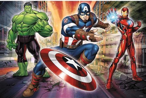 Puzzle In The World Of Avengers / Dısney Marvel The Avengers Maxi Puzzle (24 Parça Dev Puzzle)