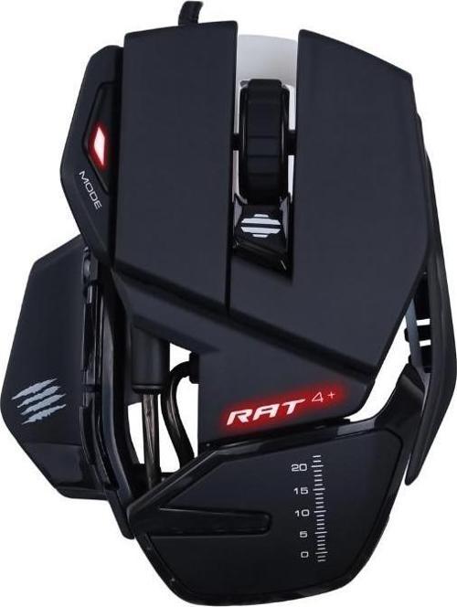 Mad Catz R.A.T. 4+ Optical Gaming Mouse Siyah