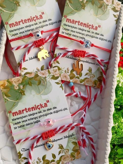 Kadınlar Gününe Özel, Marteniçka 3'lü Figürlü Kadın Bileklik