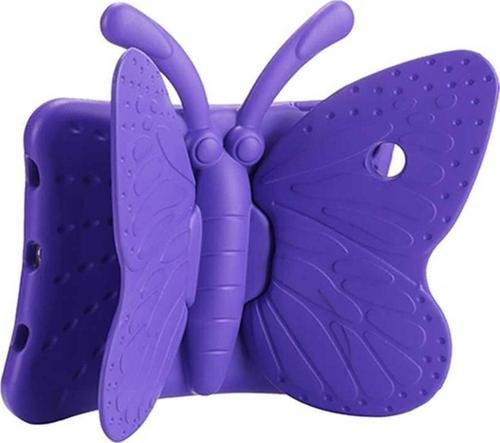 Apple İpad 2 (2.Nesil) 9.7 İnç Butterfly Yumuşak Dokulu Standlı Tablet Kılıfı