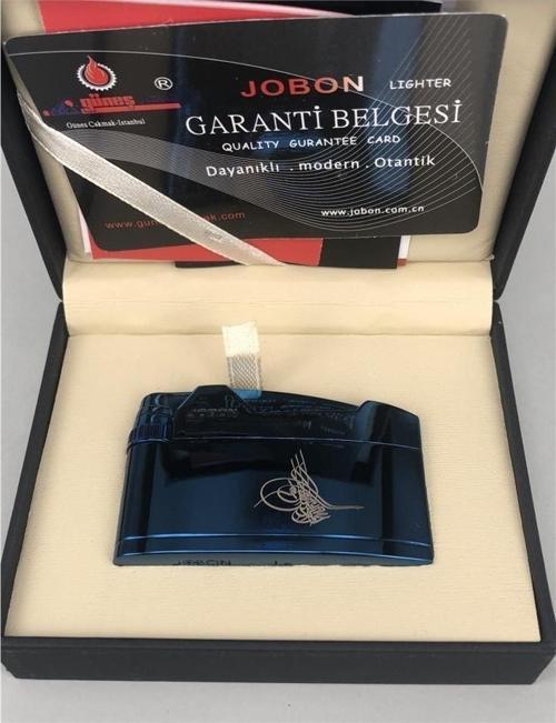 Tuğralı İbelo Tarz Çakmak Mavi