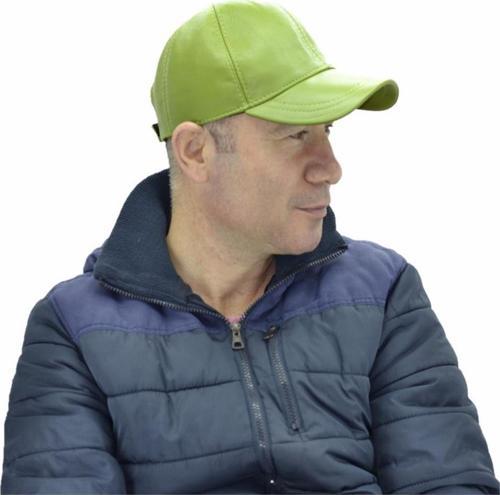 Ayarlanabilir Deri Şapka Yeşil