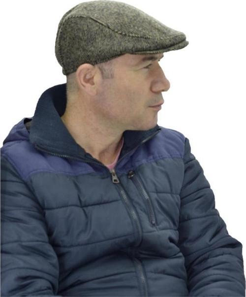 Peaky Blinders İstanbul Model Lastikli Yün Kasket Bej