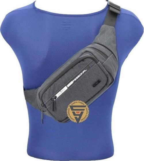 Su geçirmez Kullanışlı Bodybag Bel Çantası Gri