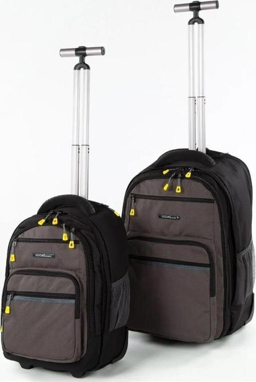 51422 Küçük ve Büyük Tekerlekli Çiftli Sırt Çantası