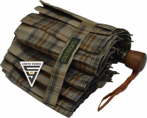 April A238L Otomatik Special Ekose B1 Şemsiye